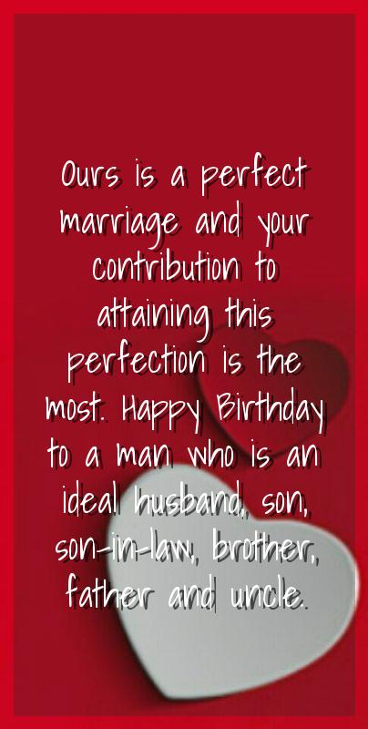 happy birthday dear husband status